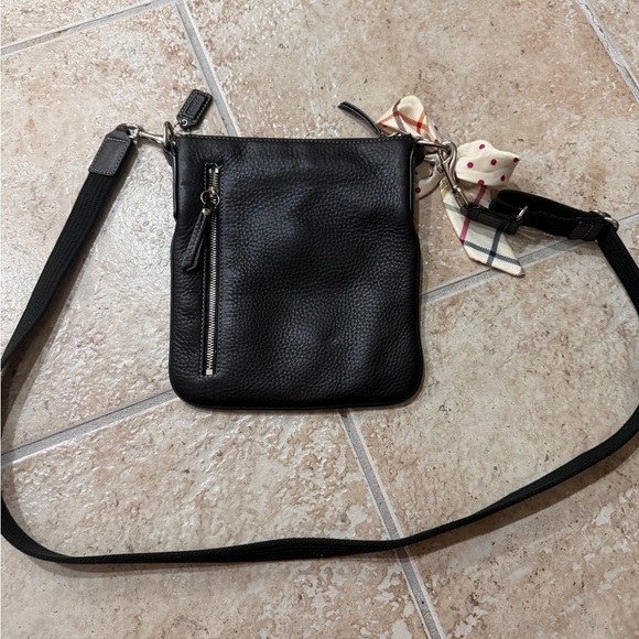 Coach Small Black Crossbody with Adorable Silk Bow - Picture 6 of 16